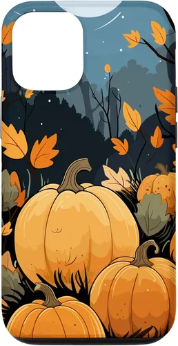 Vista 28 de Pumpkin Fall & Autumn Leaves, Fall Color Theme, Pumpkins Case for iPhone 16