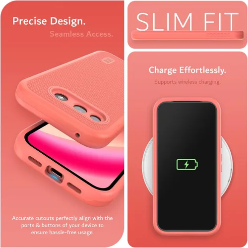 Vista 5 de TUDIA Funda para Google Pixel 10a (2026) - [MergeGrip] Doble capa resistente delgada [prueba de caídas de grado militar] Fundas protectoras para Baya