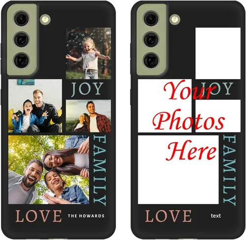 Vista 10 de Funda de teléfono personalizada para Samsung Galaxy S21 FE 5G (no compatible con Galaxy S20 FE), funda protectora suave de TPU antiarañazos, regalo