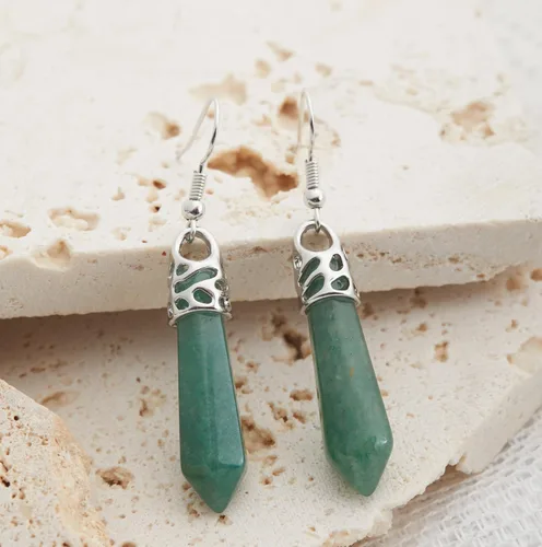 Vista 5 de Aretes de jade auténticos para mujer, joyería hecha a mano, claros, oscuros, piedra verde y plata, colgantes, colgantes, piedra natural, regalos