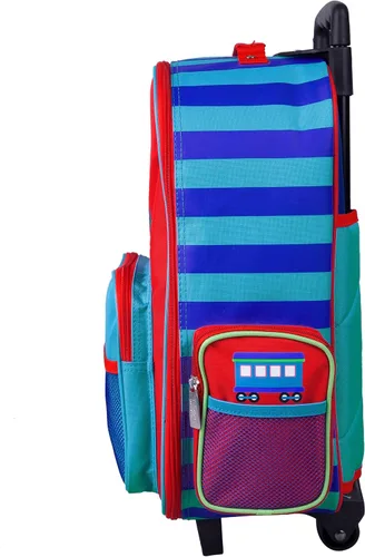 Vista 7 de Wildkin Maleta con ruedas para niños y niñas, la maleta para niños mide 16 x 11.5 x 6 pulgadas, el equipaje para niños es de tamaño de mano