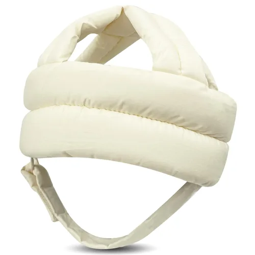 Vista 17 de Protector de cabeza de bebé, casco de bebé para gatear, caminar, sin golpes, cabeza de seguridad, gorra protectora ajustable para caminar, jugar