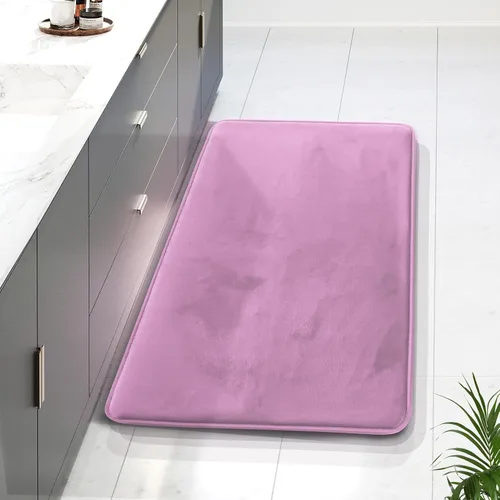 Vista 31 de Clara Clark tapete para baño, regadera o tina, de gomaespuma, negro, antiderrapante Camel Oro