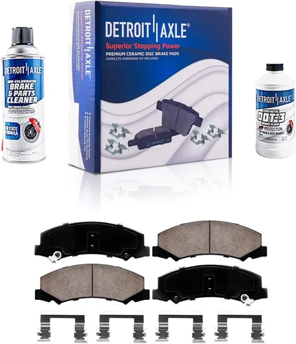 Vista 149 de Detroit Axle - Pastillas de freno para Avalanche Express Suburban Savana Yukon XL 1500 Chevy Tahoe GMC Cadillac Escalade, Pastillas de freno