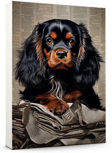 Vista 61 de Thuan Affenpinscher - Póster de lienzo con tus fotos, arte de pared para decoración del hogar, regalo conmemorativo para amantes de las mascotas
