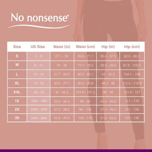 Vista 5 de No Nonsense Legging Blackout para Mujer