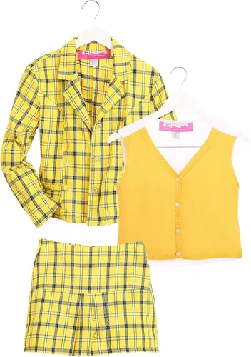Vista 9 de Plus Size Clueless Cher Costume for Women, Authentic Clueless Cher Costume for 90s Cosplay & Halloween