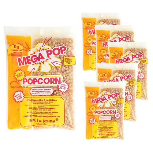 Vista 10 de Paquetes de porciones de hervidor de palomitas de maíz de 4 oz (paquete de 8)