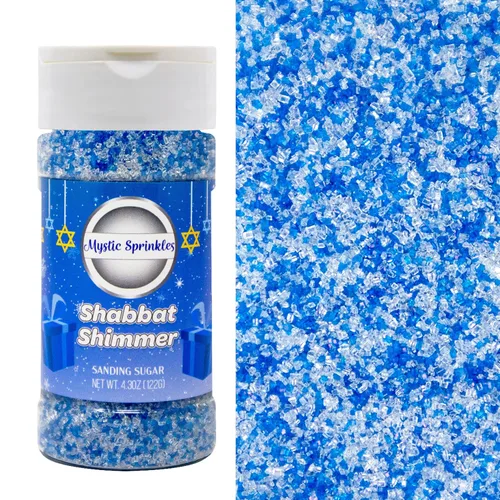 Vista 8 de Mystic Sprinkles Mezclas de chispas de Hanukkah/Janucá (Shabat Shimmer Confetti Mix 2.6oz)