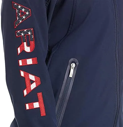 Vista 4 de ARIAT New Team Softshell - Chaqueta para mujer, color negro