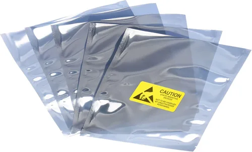 Vista 10 de Bolsas antiestáticas de protección ESD reutilizables con etiquetas, [para dispositivo electrónico GPU disco duro SSD HDD placa madre] - 4 x 6