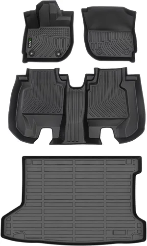 Vista 75 de Alfombrilla de maletero para todo tipo de clima para Mazda CX-30 2020-2025 2026, accesorios de maletero de auto de ajuste personalizado - Negro