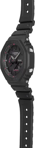 Vista 3 de G-Shock Casio para Brest Cancer Foundation, Reloj para hombre GA2100P-1A, Negro