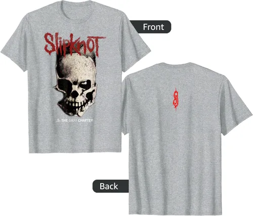 Vista 23 de Slipknot Tribal Calavera playera, niños 12, Rojo