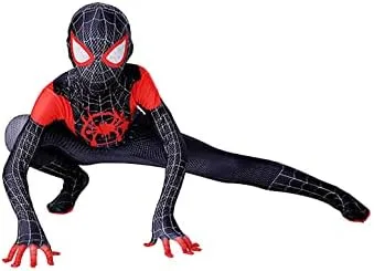 Vista 2 de ETomey Disfraz de Halloween para niños, traje de cosplay de superhéroe para niños