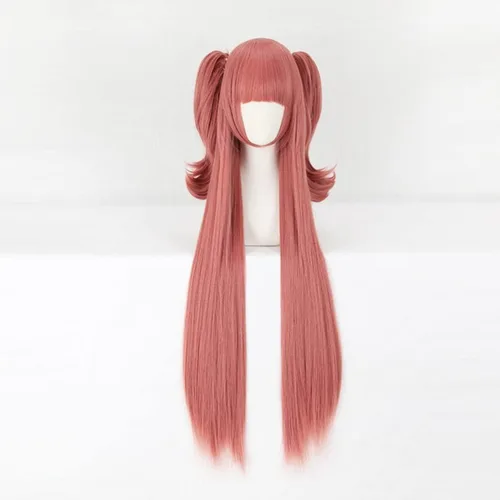 Vista 2 de AxBALL Aplique a Kakegurui Yomozuki Runa Anime Cosplay largo recto rubio para mujeres niñas + gorra gratis