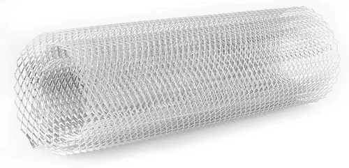 Vista 6 de Durable Aluminium Alloy Car Grille for Universal Fit Prevents Destruction for Vehicle Interior, Silver 40 x 13 Inches