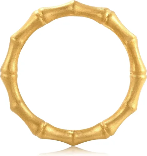 Vista 6 de CHOW SANG SANG Cultural Blessing 999 Anillo de bambú de oro macizo de 24 quilates para mujer 92241R