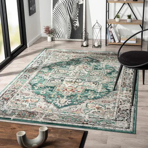 Vista 12 de LUXE WEAVERS Alfombra marroquí floral vintage beige 3x9