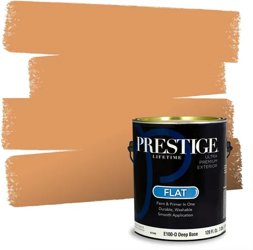 Vista 41 de PRESTIGE Pintura exterior e imprimación en uno, bronceado Aberdeen, plano, 1 galón