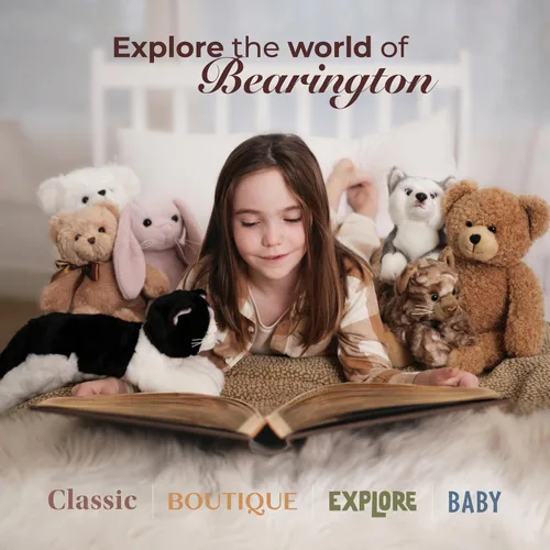 Vista 6 de Bearington Animales de Peluche de Navidad Pingüino de Peluche Navideño Juguete de Invierno - Flurry 7