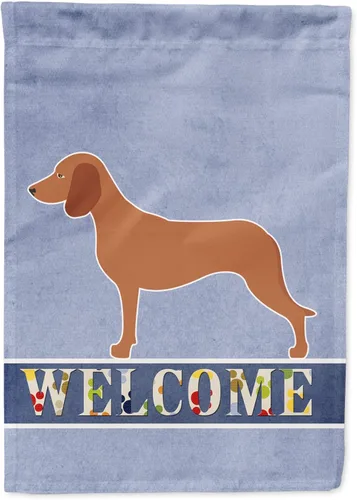 Vista 71 de Caroline's Treasures BB8334GF AIDI Bandera de jardín para perro de montaña del Atlas, bandera de buzón azul, bandera decorativa para patio exterior