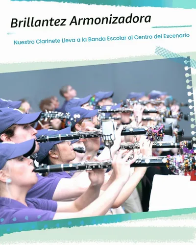 Vista 8 de Libretto Juego de clarinete Bb para principiantes e intermedios, boquilla y cañas de marca, soporte de música, kit de limpieza, instrucciones, funda