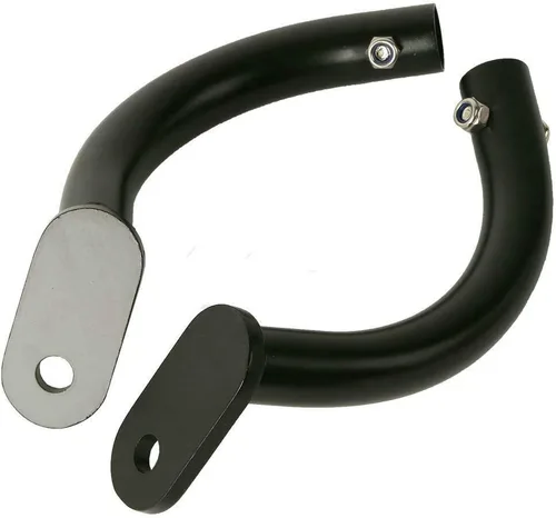 Vista 5 de TCT-MOTORPARTS Soporte de protección de alforja con bracket se adapta a Harley Touring FLHT modelos 97-08 Negro