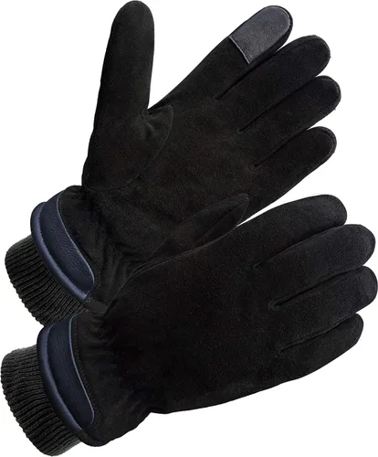 Vista 10 de SKYDEER 3M Thinsulate Thermal Winter Work Gloves with Windproof Premium Genuine Deerskin Suede Leather (Unisex SD8671T)