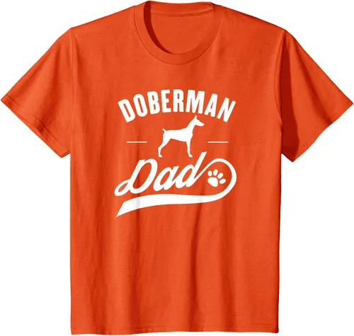 Vista 31 de Doberman Dad - Camiseta para amante del dueño del perro, Negro, S