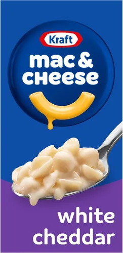 Vista 10 de Cena Kraft para macarrones con queso, sabor cheddar blanco, 7.3 onzas