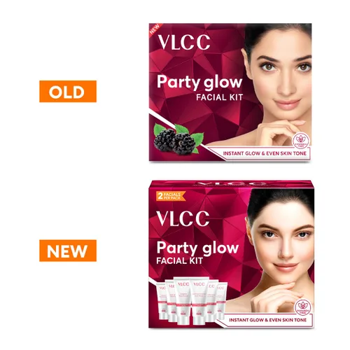 Vista 2 de VLCC Kit facial Party Glow de 60 gm