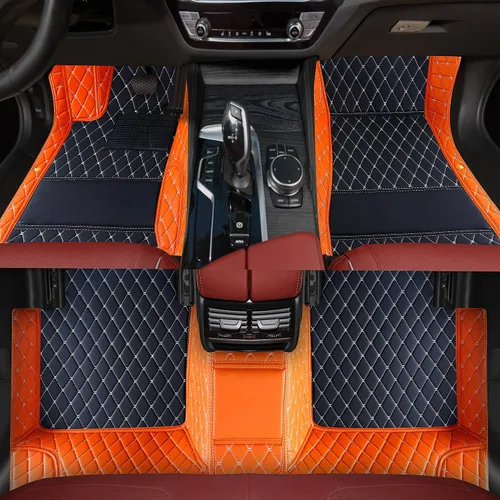 Vista 43 de Alfombrillas personalizadas para automóvil adecuadas para el 99% de automóviles, camiones, SUV, alfombrillas para todo tipo de clima, alfombrillas