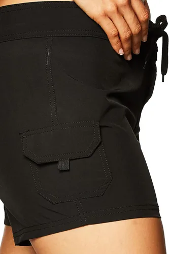 Vista 3 de Breeze - Pantalón corto liso elástico para mujer