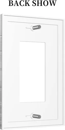 Vista 926 de Placa de Interruptor de Luz Azul de 1 Gang, Placa de Pared Decorativa de Palanca Individual, Cubierta de Placa de Pared de Palanca, Placa Frontal