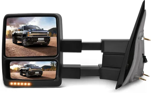 Vista 13 de SCITOO - Espejos retrovisores laterales eléctricos para camioneta Ford F-150 modelos 2004 a 2014, con calefacción y direccionales 2004-2014 F-150