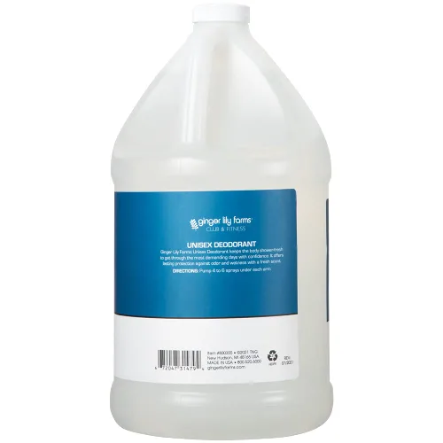 Vista 2 de Ginger Lily Farms Club & Fitness - Desodorante unisex en aerosol para vestuarios, 100% vegano y libre de crueldad, aroma fresco, 1 galón