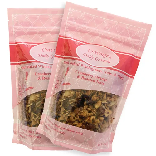 Vista 11 de Granola de albaricoque, arándano, coco y nuez de macadamia (paquete de 2)