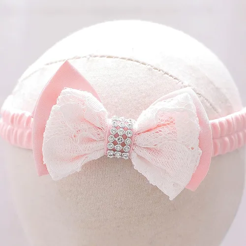 Vista 8 de Vestido de novia de princesa de tul para niña de 0 a 24 meses, con lazo, bordado de encaje