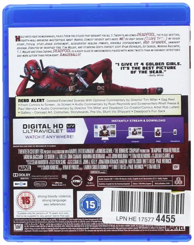 Vista 2 de Deadpool Blu-ray 2016