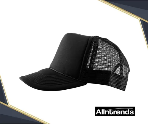 Vista 4 de Gorra de camionero de calabaza, gorra de Halloween con diseño de terror sonriente, gorra de malla bordada