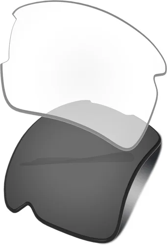Vista 25 de Polarized Lenses Replacement for Oakley Flak 2.0 XL OO9188 59mm Abrigo de espejo negro polarizado