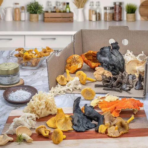 Vista 7 de West Coast Wild Foods Kit de sopa de hongos silvestres Arroz salvaje canadiense de 16 onzas - Mezcla de hongos 1.4 onzas Receta incluida