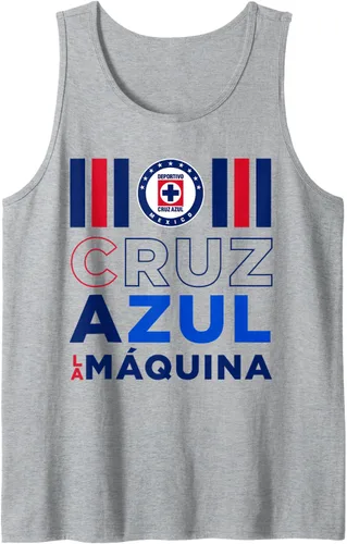 Vista 6 de Deportivo Cruz Azul - Camiseta sin mangas La Maquina, Blanco, S