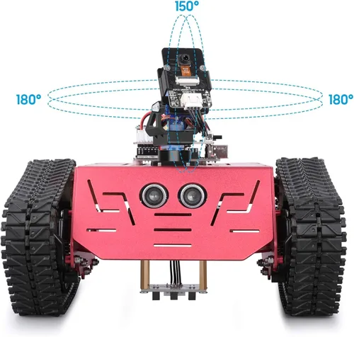 Vista 3 de ELEGOO Kit de Tanque Robot Conqueror con UNO R3 para Arduino Robótica para Niños de Edades 8-12 y 12-16 Kits de Ciencias STEM Robots de Codificación