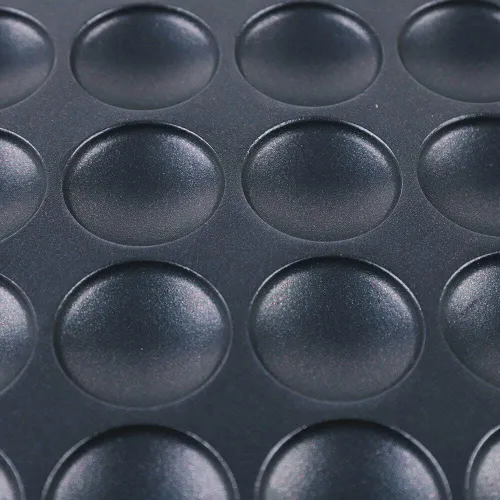 Vista 4 de Mini máquina para hacer panqueques holandeses de 100 agujeros, antiadherente de gas LPG Takoyaki, 110 V 1600 W, máquina para hacer gofres