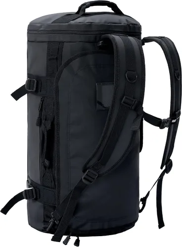 Vista 31 de MIER Mochila deportiva grande con compartimento para zapatos, resistente y resistente al agua, azul marino, 45L
