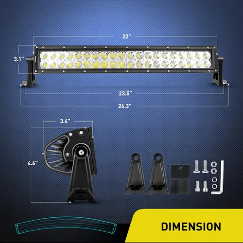 Vista 2 de Focos LED para faros antiniebla de vehículo, de Nilight