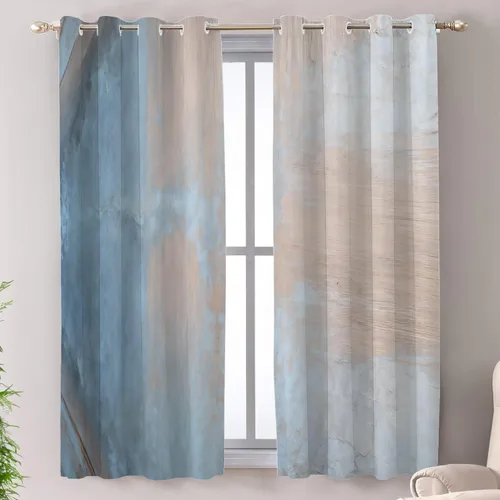 Vista 50 de Shrahala Cortinas de nivel de chakras con mandala beige para ventanas de cocina, paneles de cortina de ventana de mandala multicapa de poliéster