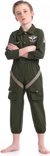 Vista 2 de Funivals Boys Costume for Halloween CarnivalBoy Suit Role Play with Accessories